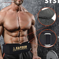 Ceinture de musculation Harbinger en néoprène antidérapante de 4 pouces, à fermeture rapide, unisexe, pour musculation, powerlifting, entraînement croisé