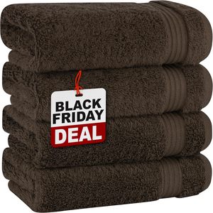 Serviettes de toilette en coton Paradise pour la salle de bain, 100% coton turc, ensemble de 4 serviettes de toilette, serviettes de visage douces et absorbantes - Product Image 1