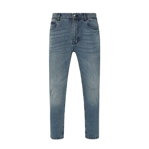 Jeans de Hombre Black Eagle Winter de Cintura Media, Elásticos, de Mezclilla y Spandex/Algodón, Corte Recto, Ecológicos, Formales, Color Sólido, Lavado Oscuro - Product Image 4