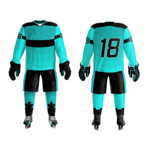 Uniforme de hockey sur glace tissu respirant vêtements personnalisés uniforme de hockey sur glace vente entière uniforme de hockey sur glace - Product Image 3