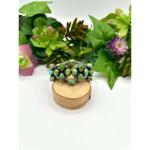 Bobby Johnson Sonoran Gold Turquoise & Sterling <b>Silver</b> Fashion <b>Cuff</b> <b>Bracelet</b> - Product Image 1