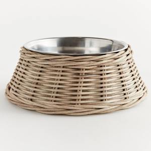 High quality rattan pet <b>bowls</b> and feeders top choice <b>dog</b> cat feeding <b>bowl</b> stand wholesale price - Product Image 3