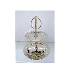 Soporte para Pastel de Color Negro de Último Diseño, Soporte para Postres de Hierro de 2 Niveles de la Más Alta Calidad, del Fabricante de Home Arts - Product Image 5