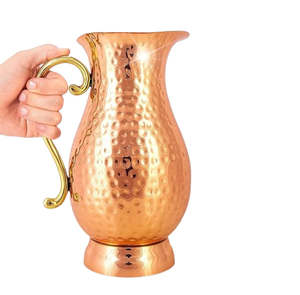 Pichet en cuivre pur en cuivre personnalisé élégant à la mode pour boire dans les nouveautés nouvelle vente chaude - Product Image 6