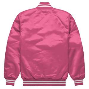 Custom <b>Varsity</b> Embroidered Quilted Lined <b>Men</b> Custom Baseball <b>Bomber</b> <b>Varsity</b> Satin <b>Jacket</b> for <b>Mens</b> - Product Image 2