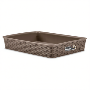 Cesta ELEGANCE de Stefanplast en Gris Paloma (35x26x6cm), Solución de Almacenamiento con Diseño Elegante, Modelo 30951 - Product Image 2