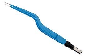 Pinzas Bipolares de Nuevo Ingreso, Tipo Bayoneta, Azules, Reutilizables, Punta Delicada de 0.8 mm con 8 Pulgadas de Longitud, por Rostro International Pakistán - Product Image 2