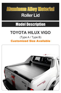 ฝาปิดกระบะท้ายรถบรรทุกแบบพับเก็บได้ด้วยระบบไฟฟ้า พร้อมตัวล็อคทำจากอลูมิเนียมอัลลอยด์ เหมาะสำหรับรถ RAM Ranger Toyota Tundra - Product Image 2