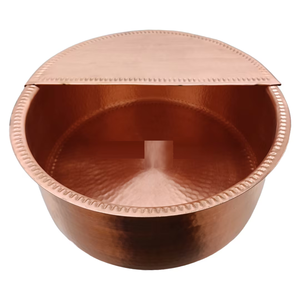 Cuenco lavado de pies Chapado en cobre, utensilios de mesa para uso doméstico, salón y Spa, mango económico para lavado de pies - Product Image 3