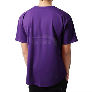 Ropa deportiva, camiseta de béisbol de color sólido, camiseta de béisbol de secado rápido, camiseta de béisbol ajustada para hombre - Product Image 4