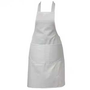 Meilleures ventes Tablier de cuisine sans manches 100% coton Design personnalisé avec logo personnalisé - Product Image 4