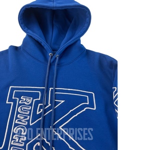 Sweat à capuche polaire d'hiver pour homme 100% coton brodé décontracté grande taille coupe classique 430g - Product Image 2