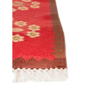 พรมขนสัตว์สีน้ำตาลเบจลายดอกไม้แบบนามธรรมสำหรับห้องนั่งเล่น ห้องโถง หรือห้องวัยรุ่น รูปทรงสี่เหลี่ยมผืนผ้า - Product Image 4