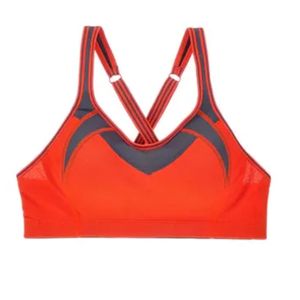 Sujetador deportivo reversible transpirable de talla grande para mujer 2025 con logotipo frontal, ropa de entrenamiento sin costuras de alto soporte para Fitness - Product Image 3