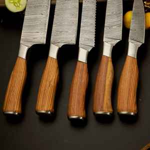 Juego de Cuchillos de Cocina Profesionales Hechos a Mano, 5 Piezas, Venta Caliente, Uso en Cocina, Directo de Fábrica, Cuchillos de Chef Elegantes - Product Image 2