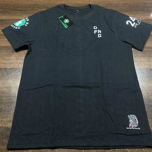 T-shirt en coton de bambou surdimensionné personnalisable pour homme T-shirt à épaules dénudées coupe ample avec logo en jersey épais tricoté T-shirt vierge - Product Image 1