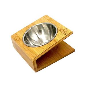 Cuenco para mascotas para alimentación, madera y metal, la mejor empresa de fabricación, crea tu propio logotipo en tus productos - Product Image 5