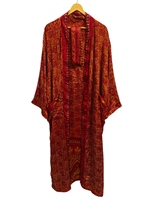 Beach Wear Shirt Seiden kimono Für Frauen Multi Color Soft House Wear Mehrfarbige Seiden bluse Short Wrap Kimono Tunika