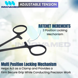 Mandíbulas curvadas Color negro La más alta calidad Totalmente personalizado Hecho Nuevos instrumentos quirúrgicos manuales reutilizables con soporte en línea - Product Image 6