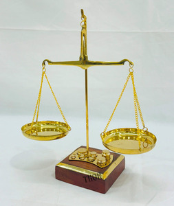 เครื่องชั่งน้ําหนัก Tarazu ของเล่นเด็กทองเหลืองจิ๋วจี้โบราณเครื่องชั่งน้ําหนักความยุติธรรมกฎหมายเครื่องชั่งคลาสสิกของขวัญคอลเลกชัน - Product Image 2