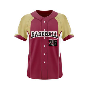 Camiseta de béisbol en blanco para mujer, camiseta de equipo, poliéster/Spandex, camiseta de béisbol antibacteriana, logotipo bordado - Product Image 6