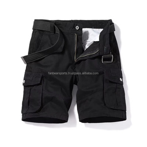 Pantalones Cortos de Mezclilla para Hombre, Estilo Cargo, de Lona Gruesa Lavada, con Logotipo Personalizado, Fabricados en Pakistán - Product Image 4