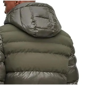Veste d'hiver matelassée pour homme de haute qualité, col rabattu, logo sur le devant, imperméable, coupe-vent, couleur/taille/logo personnalisable - Product Image 5