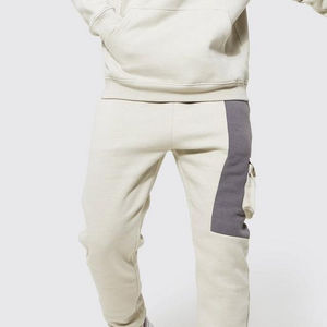 Veste d'entraînement unisexe automne hiver ensemble de pantalons de survêtement respirants avec logo personnalisé de grande taille design tendance à capuche pour hommes survêtements - Product Image 3