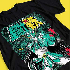 T-shirt en coton Zodiac Knight - Costume d'anime Shiryu - Product Image 2