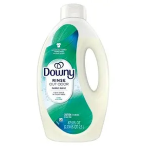 Downy Rinse Out Odor Rinse, élimine les odeurs tenaces et rafraîchit, parfum coton frais, 62 fl oz - Product Image 1