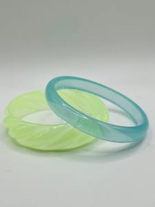 Vente en gros prix d'usine bracelet écologique empilable en plastique acrylique 35 couleurs bijoux de mariage en marbre fin pour femmes - Product Image 5