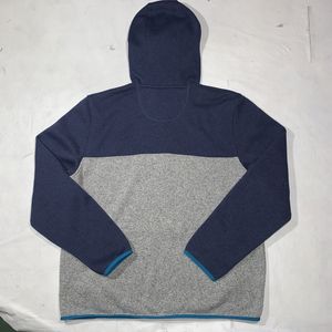Ultra lourd surdimensionné Fit 420 Gsm blanc surdimensionné coton lourd unisexe sans ficelle Double couche sweats à capuche hommes boutons - Product Image 6