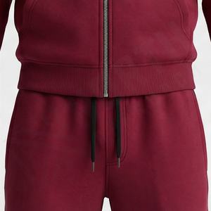 Conjunto Deportivo de Forro Polar para Hombre, Cómodo para Invierno, Corte Regular, Dos Piezas, Chándal de Entrenamiento, Logotipo Personalizado, Venta al por Mayor, Gimnasio, Correr - Product Image 5