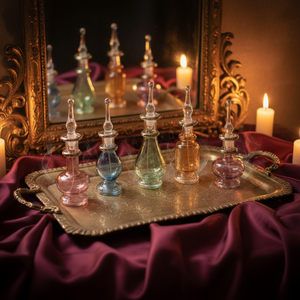 LW77 Aurora, Colección de Miniaturas de Arte Folclórico Egipcio, Botella de Perfume de Vidrio Borosilicato Soplado a Mano para Oud Attar Premium - Product Image 2