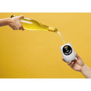 Gobelet isotherme Be Ike-Conic 12oz en acier inoxydable à double paroi, design classique mat, pour vin, idéal pour les fêtes, pour boissons chaudes - Product Image 1