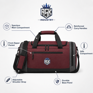 Bolsa de lona compacta con compartimentos inteligentes, diseño ligero y opciones de transporte cómodas para viajes de fitness y uso diario - Product Image 6