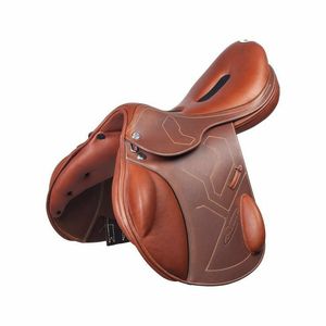Sillín de salto de caballo Premium Hot Best Low Price Jumping Horse Saddle Cuero cómodo con para montar a caballo Jumping - Product Image 5