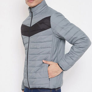 Nouveauté Veste d'hiver matelassée de haute qualité pour hommes Veste en toile service OEM avec veste à bas quantité minimale de commande respirante de grande taille pour hommes OEM - Product Image 3