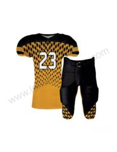 Uniforme de fútbol americano bordado personalizado de alta calidad uniforme de fútbol americano transpirable de gran tamaño cosido - Product Image 2