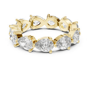 แหวนเพชรทรงลูกแพร์ทองคำโรสโกลด์ 14K เพชรเพาะเลี้ยงในห้องปฏิบัติการ |   เครื่องประดับแต่งงานสุดหรู 3.13 กะรัต ได้รับการรับรองจาก IGI |   เพชรที่เพิ่งเพาะเลี้ยง - Product Image 2