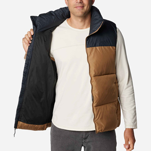 2025 fabricant hiver sans manches bulle doudoune veste vêtements couleur personnalisée vêtements de rue Offre Spéciale personnalisé bouffant gilet hommes - Product Image 3