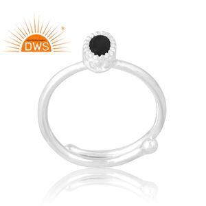 Anillo de piedras preciosas espinales negras naturales de Plata de Ley 925 más vendido, joyería personalizada para mujer, regalo para ella - Product Image 1