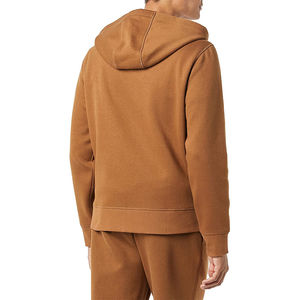 Vente en gros de sweats à capuche zippés personnalisés de haute qualité pour hommes 100% sweat à capuche en molleton de coton style de rue sweats à capuche personnalisés unisexe couleurs unies - Product Image 5