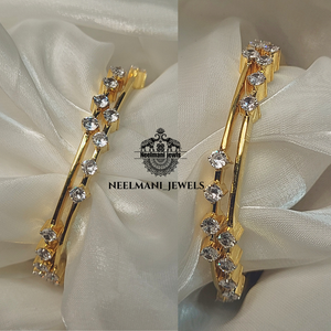 Bracelet de mariage victorien en argent 925 Polki, élégant, pour les mariées - Product Image 4