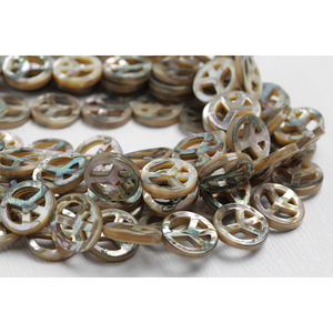 Boutons symboles de la paix - Boutons décoratifs pour travaux manuels - Product Image 2