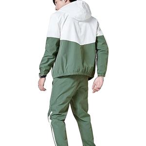 ชุดกันลมโพลีเอสเตอร์แบบรูดซิปขึ้นน้ำหนักเบาชุดกันลมไนลอนออกแบบโลโก้ได้ตามต้องการ - Product Image 5