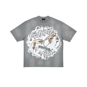 เสื้อกางเกงขาสั้นสำหรับผู้ชายชุด2ชิ้นเสื้อผ้าแนวสตรีทผ้าคอตตอน100% น้ำหนักเบาพิมพ์โลโก้ได้ตามต้องการ - Product Image 4