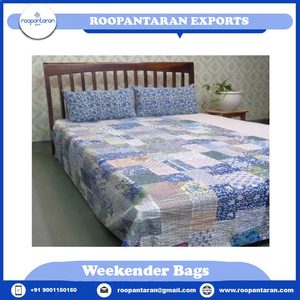 Edredón de algodón orgánico con estampado de bloque de mano, diseño bohemio ecológico, tamaño doble, Kantha, Patchwork, Reversible, suave y tradicional - Product Image 4