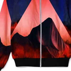 Veste bomber de haute qualité à fermeture éclair tendance de style urbain premium personnalisée par sublimation à la mode pour hommes - Product Image 4