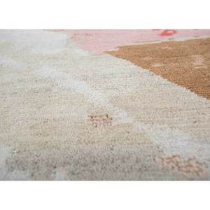 พรมขนสัตว์ถักมือขนาดใหญ่ลายนามธรรมสีเบจและสีน้ำตาลสำหรับตกแต่งห้องนั่งเล่นสำหรับวัยรุ่น-AIWL-3005 - Product Image 3